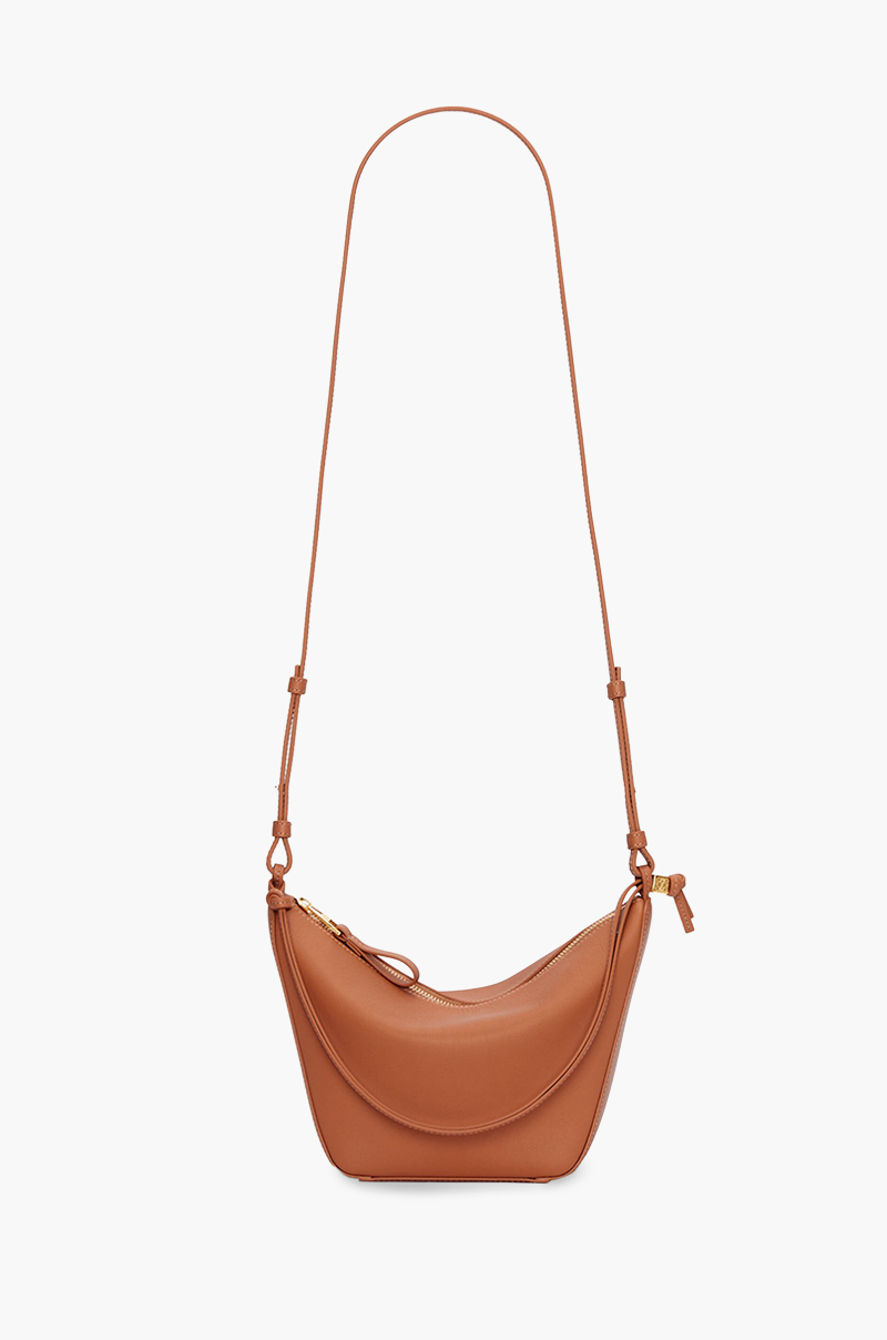 LOEWE Mini Hammock Hobo Bag in Tan Classic Calfskin 3