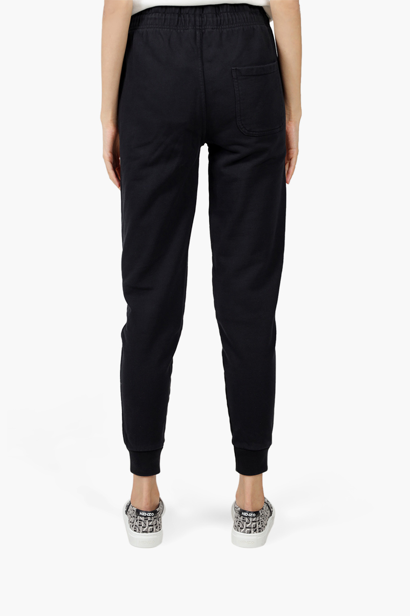 MAISON KITSUNE Unisex Tricolor Fox Patch Classic Jogger Pants in Black 1