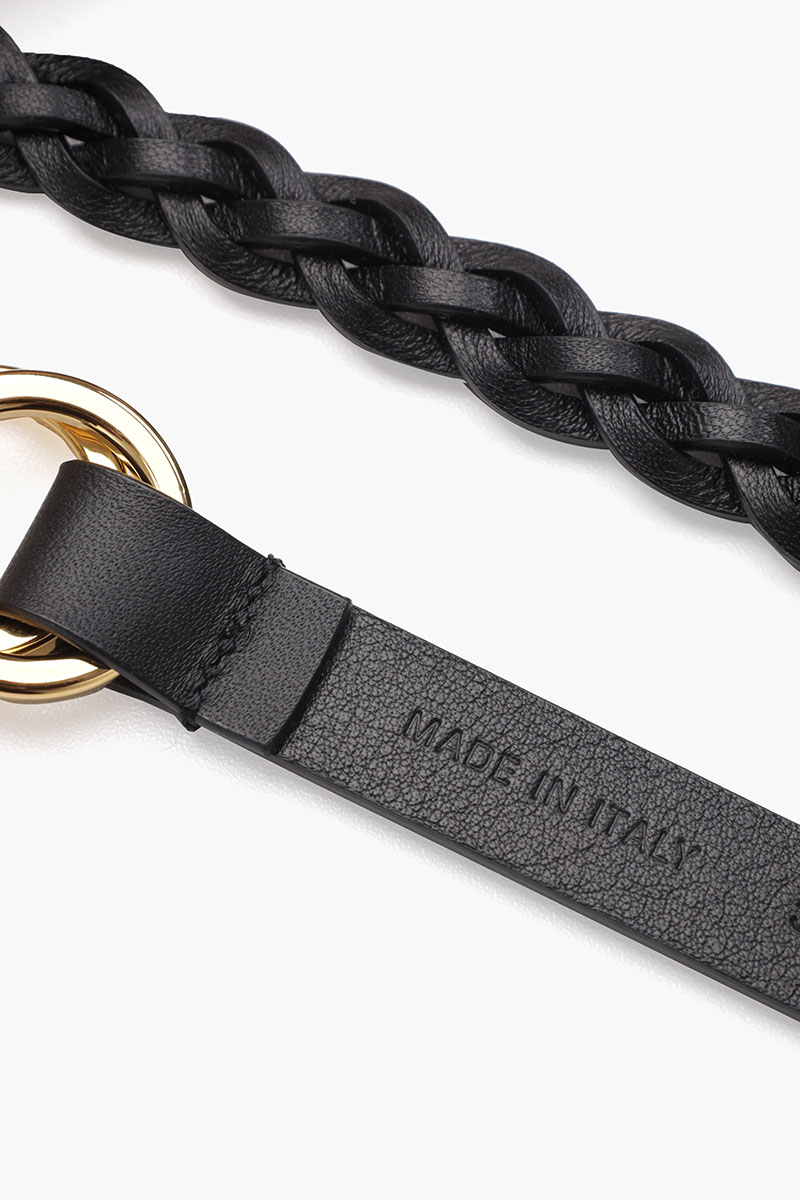 CHRISTIAN DIOR Diordouble Belt in Black Leather 3