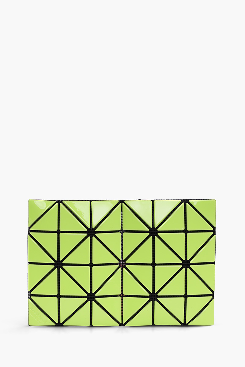 BAO BAO ISSEY MIYAKE Card Case in Yellow/Coral Pink Glossy 0