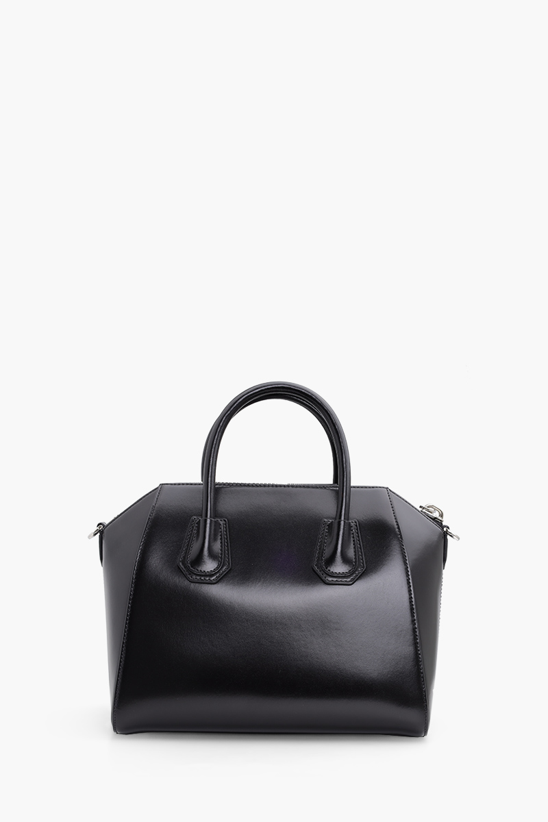 GIVENCHY Small Antigona Bag in Black Smooth with Metal Key Chain 1