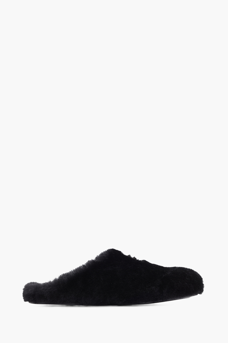 GIVENCHY Women 4G Slippers in Black Shearling 0