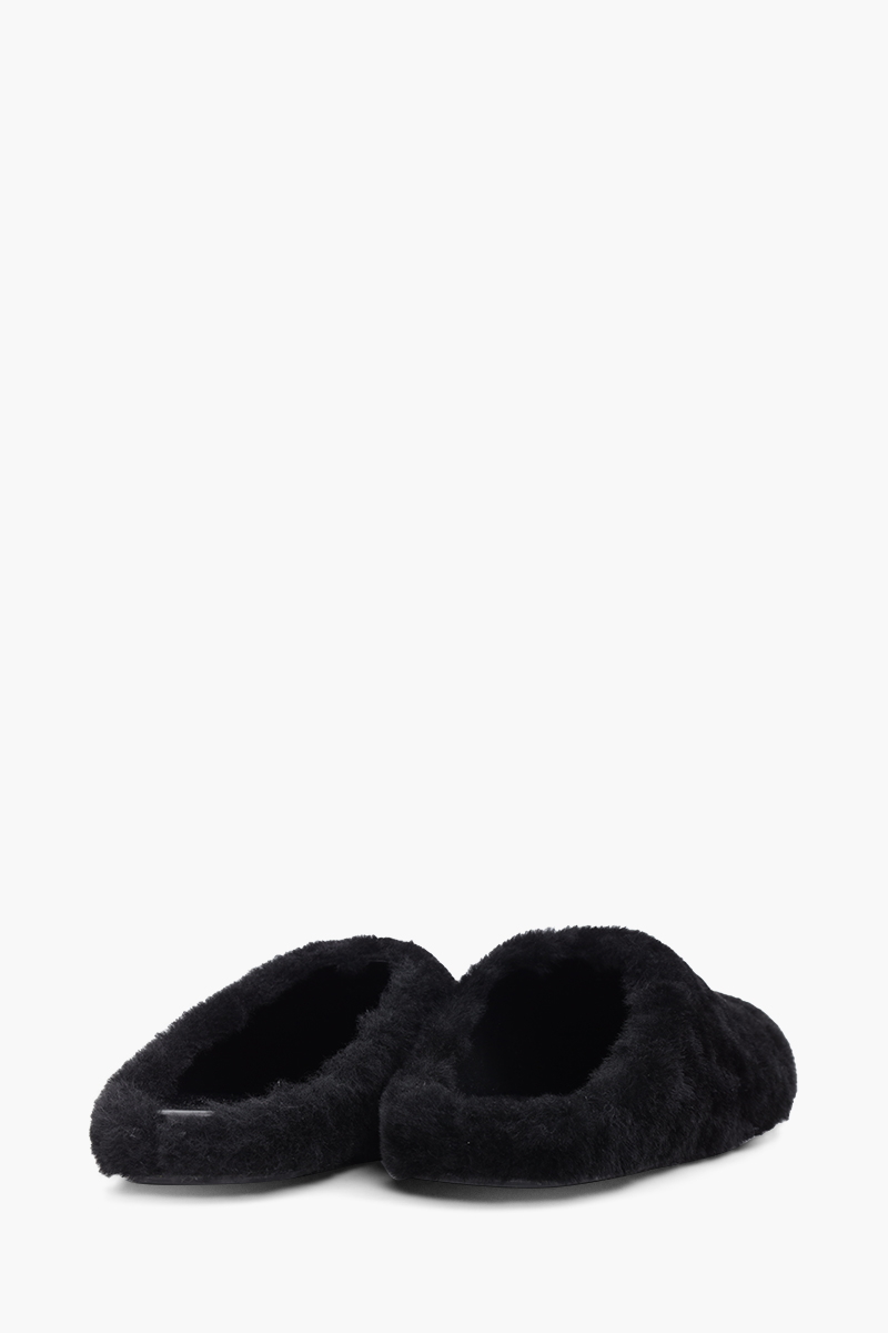 GIVENCHY Women 4G Slippers in Black Shearling 2