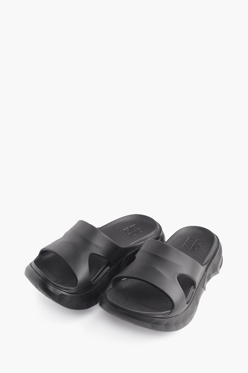 GIVENCHY Women Marshmallow Sandals in Black Rubber 1