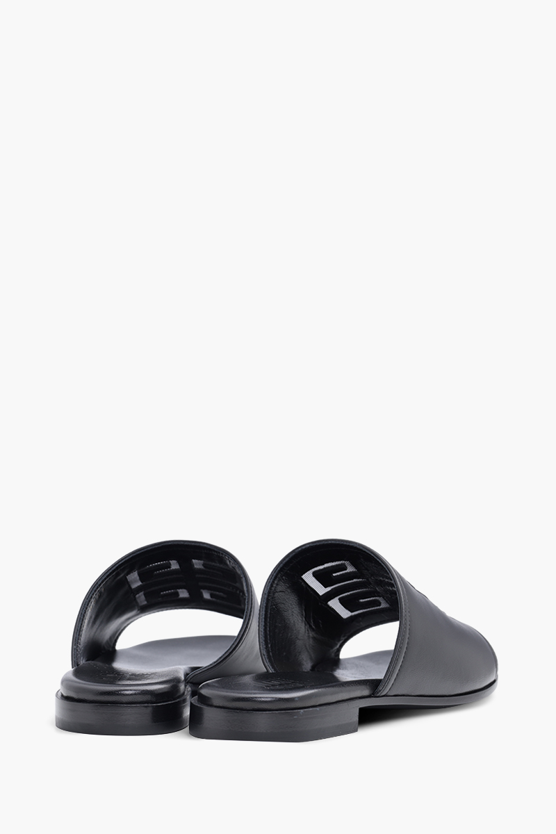 GIVENCHY Women 4G Nappa Slides Sandals in Black 2
