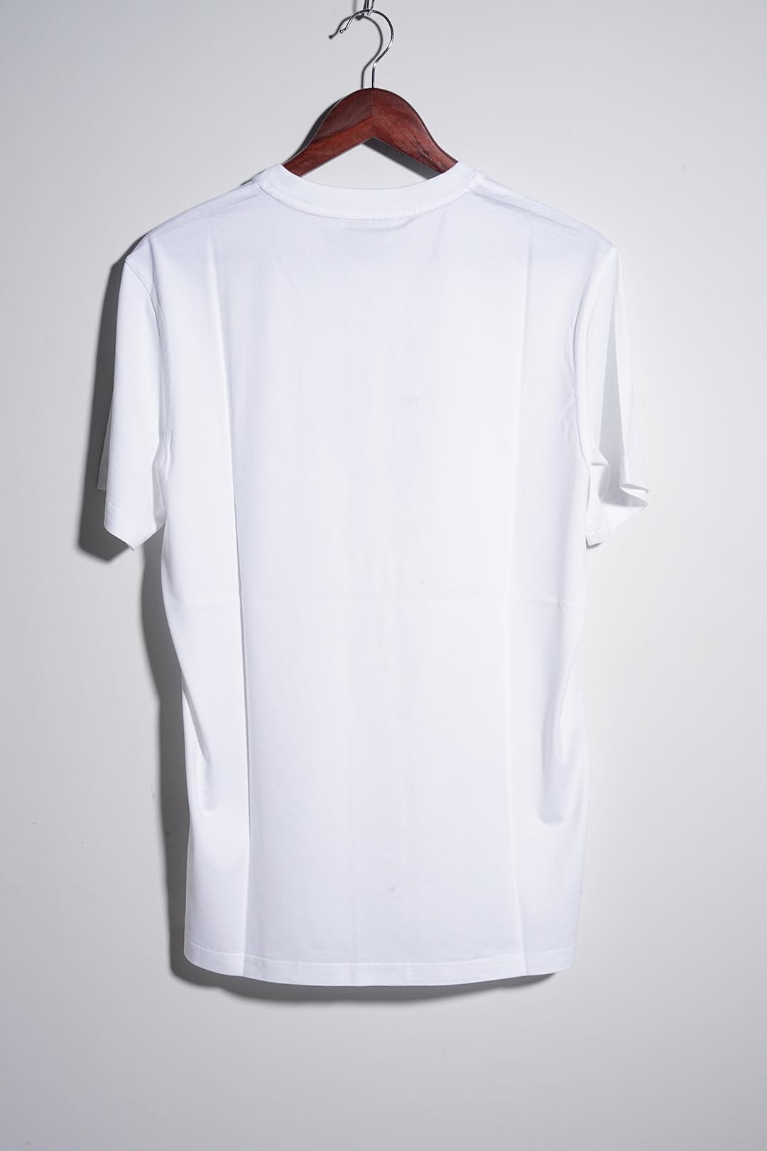 GIVENCHY Men Distressed Logo T-Shirt in White 3