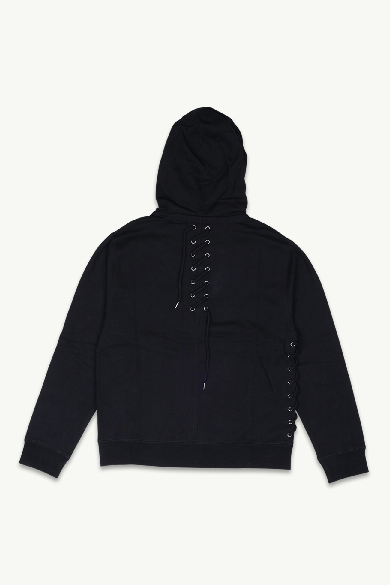 CRAIG GREEN Men Laced Jacket in Black with Hoodie 1