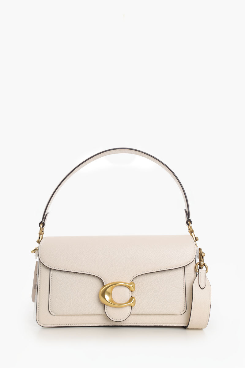 COACH Tabby Shoulder Bag 26 in Chalk Pebble Leather 0