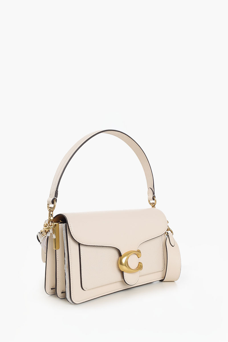 COACH Tabby Shoulder Bag 26 in Chalk Pebble Leather 1