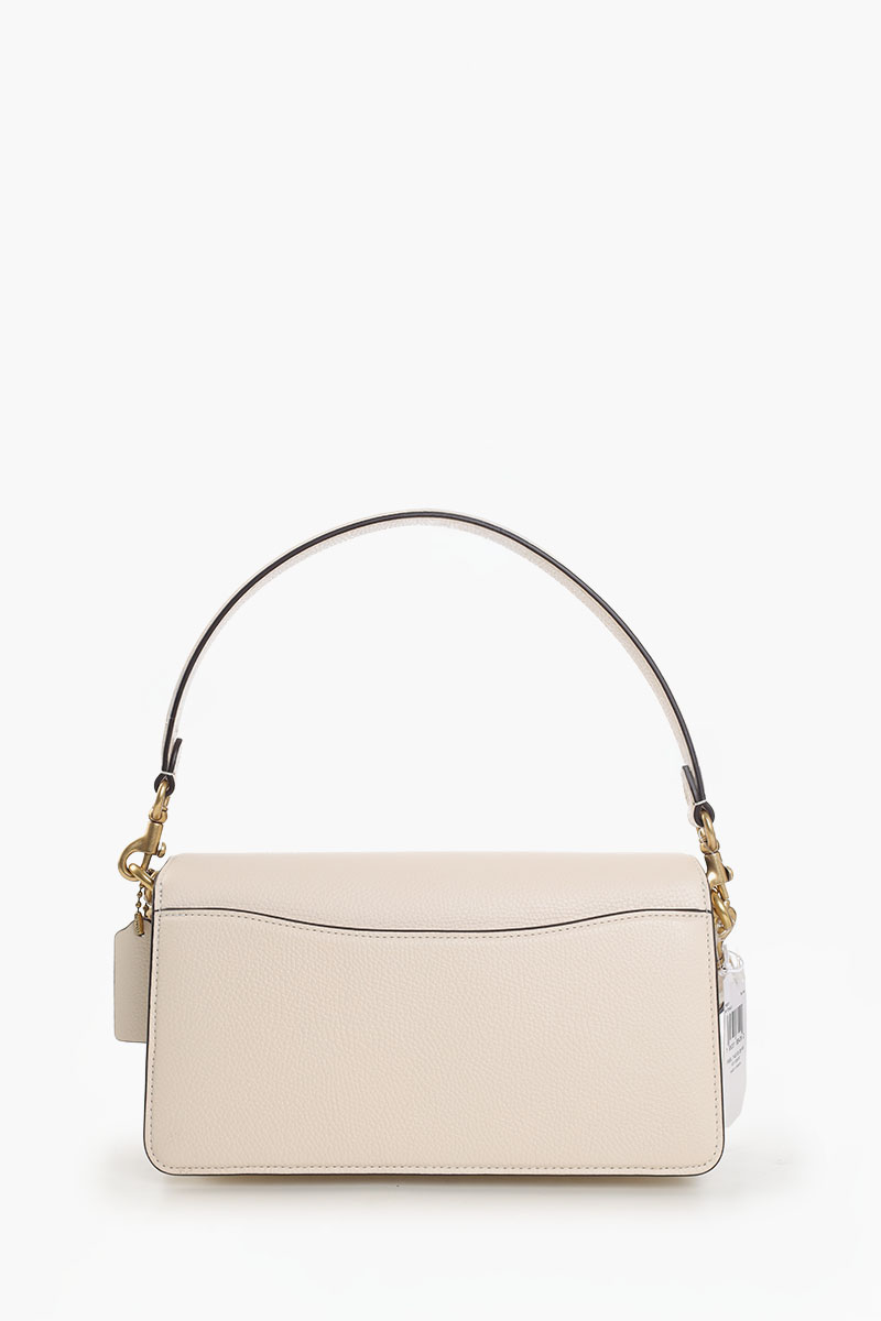 COACH Tabby Shoulder Bag 26 in Chalk Pebble Leather 2