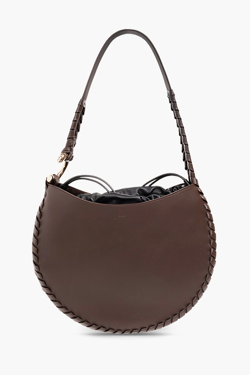 CHLOE Large Mate Hobo in Bold Brown Calfskin  0