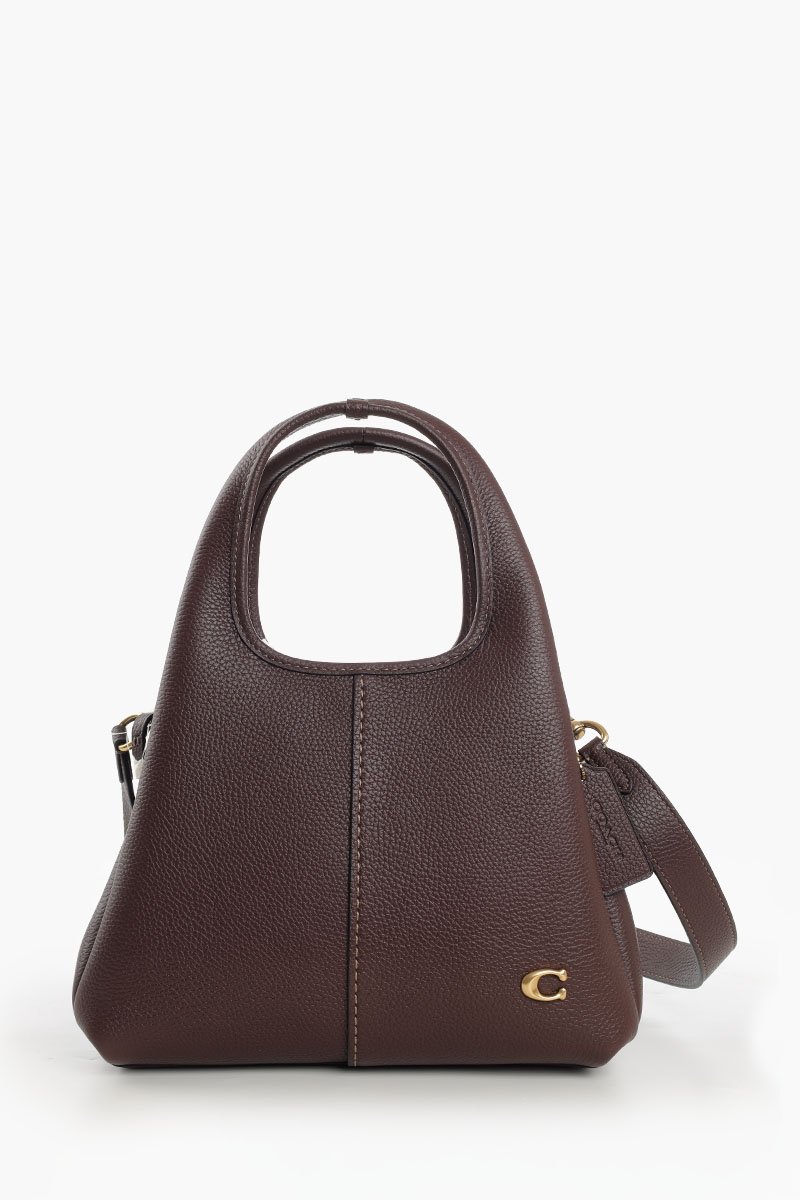 COACH Lana 23 Shoulder Bag in Maple Pebble Leather 0