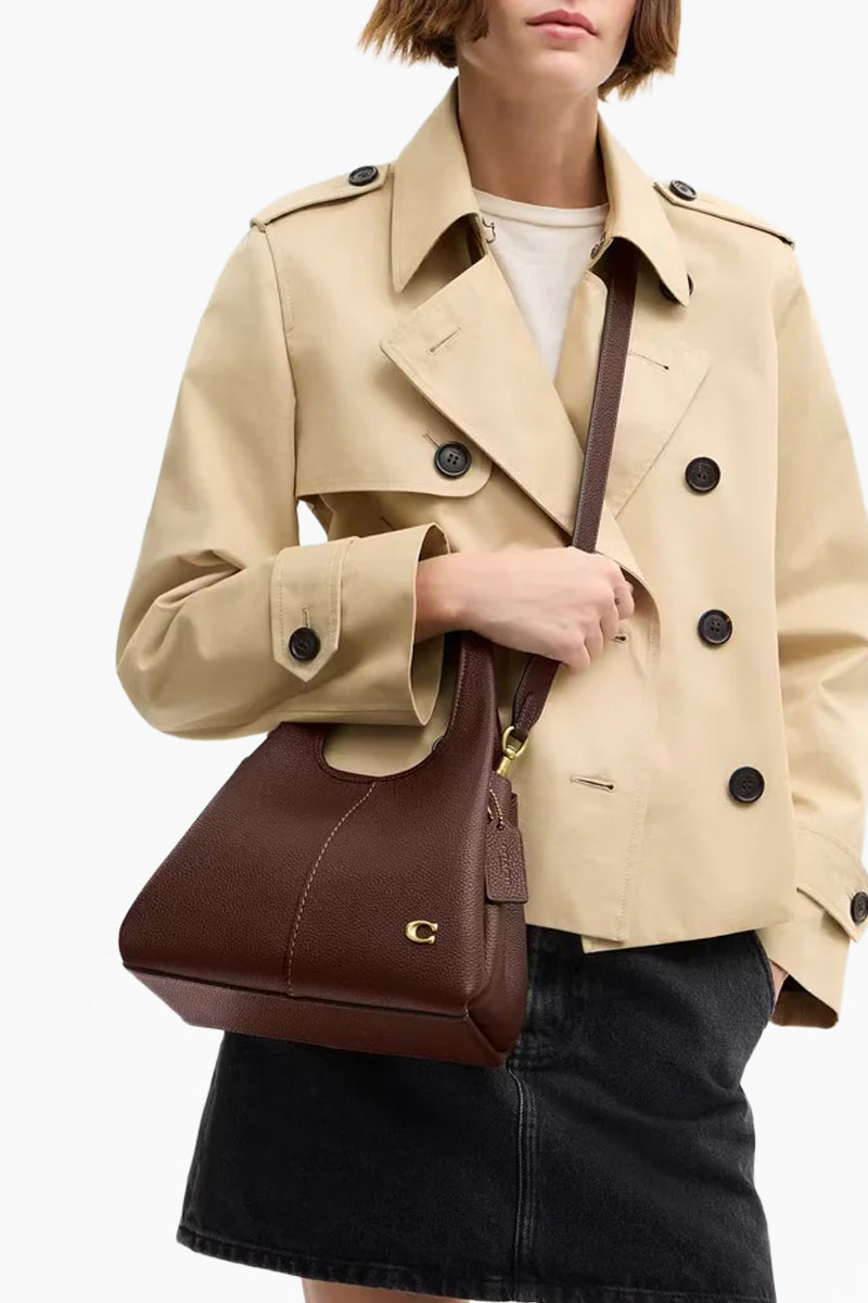 COACH Lana 23 Shoulder Bag in Maple Pebble Leather 3