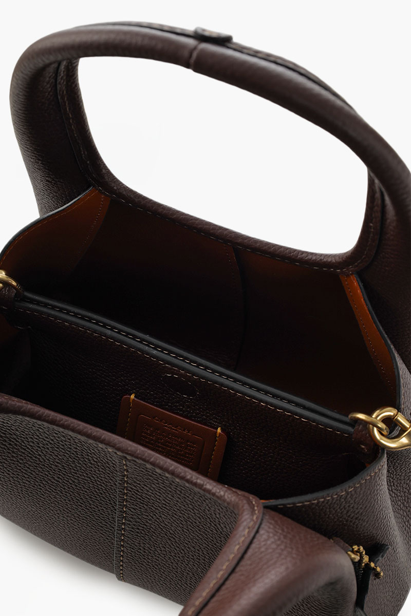 COACH Lana 23 Shoulder Bag in Maple Pebble Leather 4