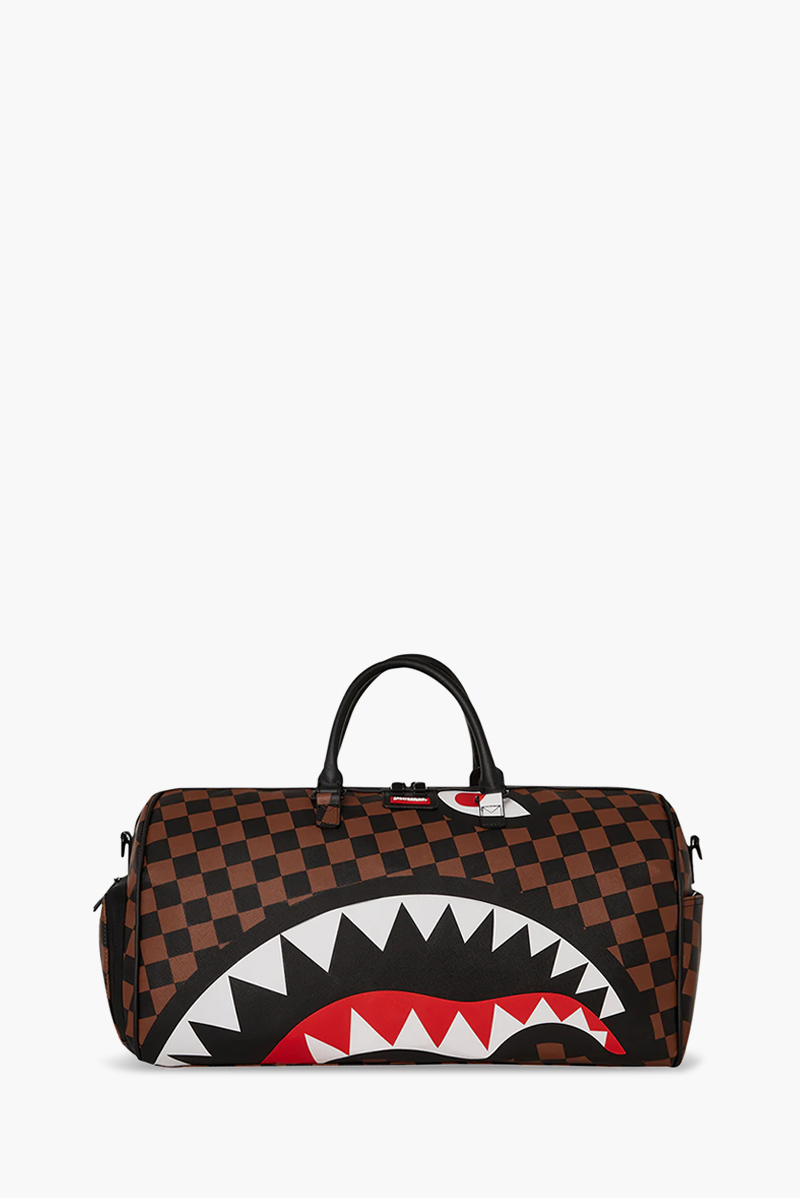 SPRAYGROUND The Hangover Shark Duffle in Brown Multicolor 0