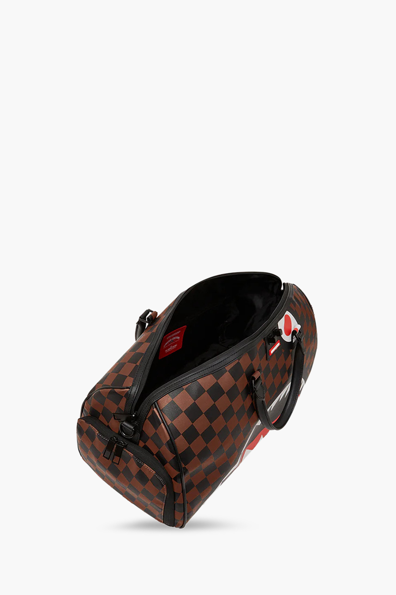 SPRAYGROUND The Hangover Shark Duffle in Brown Multicolor 3