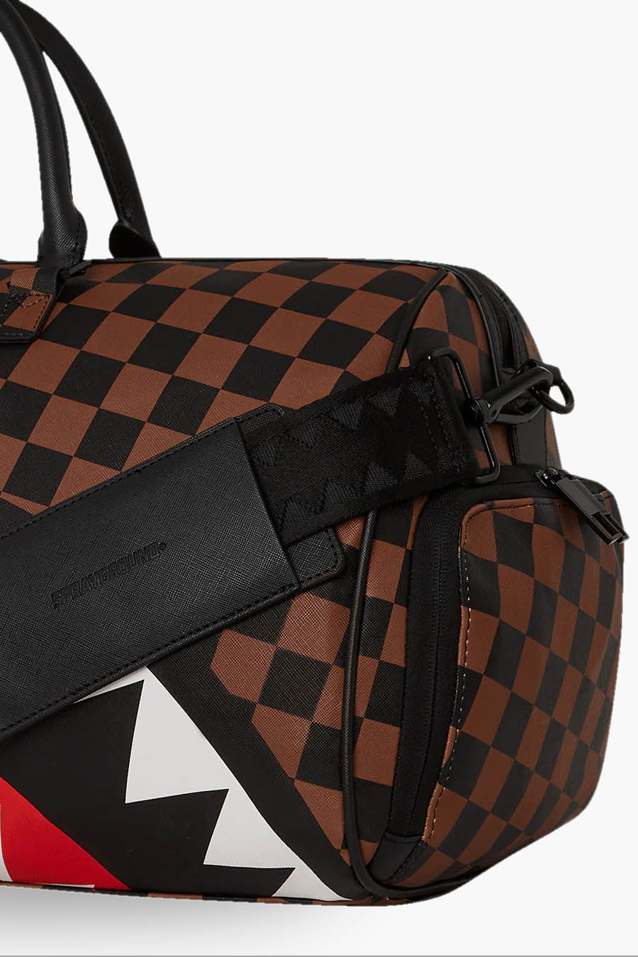 SPRAYGROUND The Hangover Shark Duffle in Brown Multicolor 4