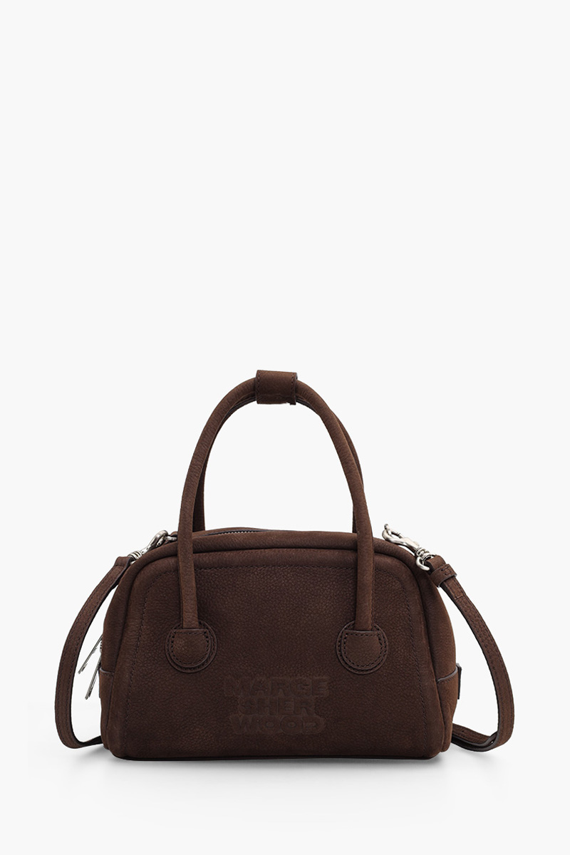 MARGE SHERWOOD Soft Tote Mini Bag in Hush Nubuck Shrunken Grain Cow Leather 0