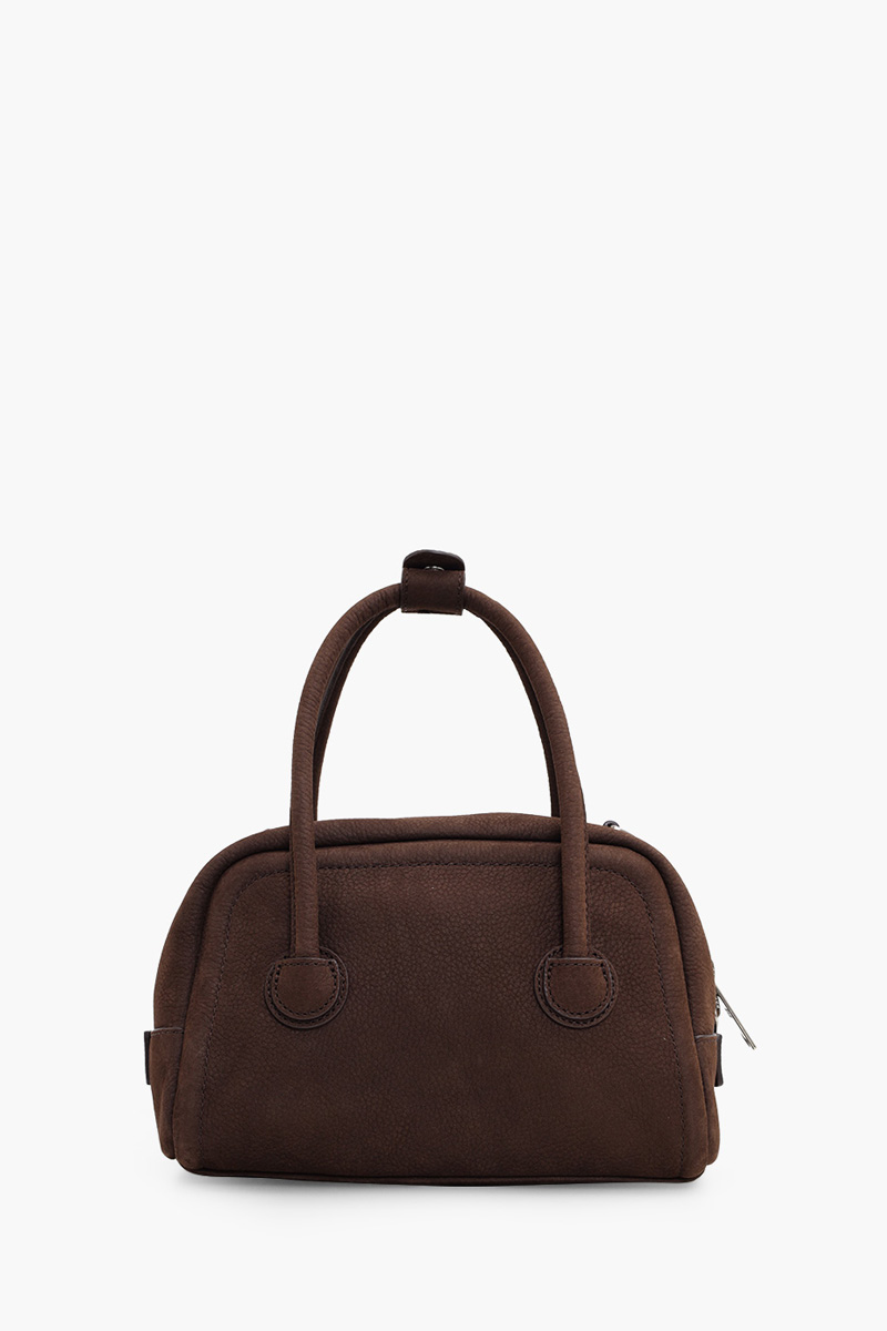 MARGE SHERWOOD Soft Tote Mini Bag in Hush Nubuck Shrunken Grain Cow Leather 1