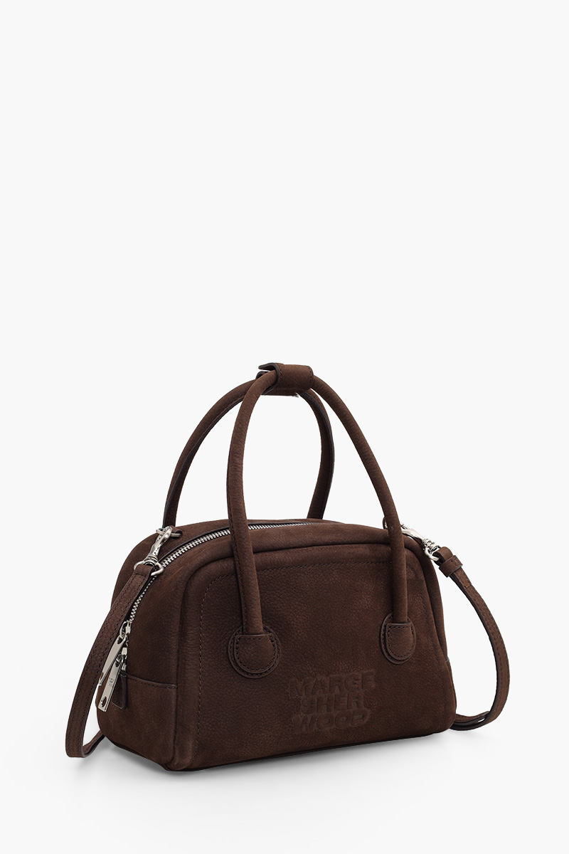 MARGE SHERWOOD Soft Tote Mini Bag in Hush Nubuck Shrunken Grain Cow Leather 2