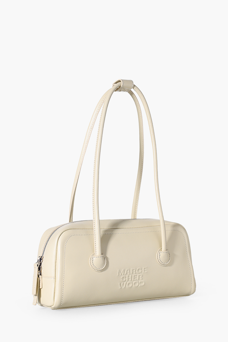 MARGE SHERWOOD Soft Baguette Bag in Blond Wood Plain 2