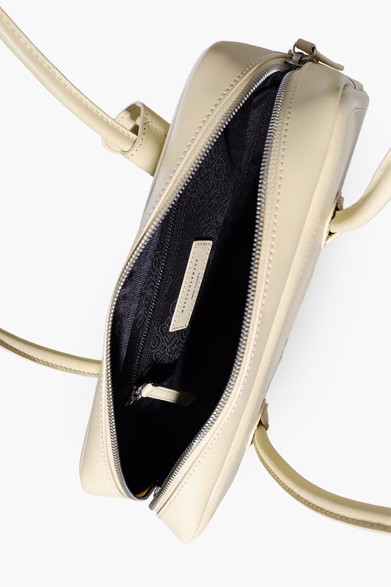 MARGE SHERWOOD Soft Baguette Bag in Blond Wood Plain 3