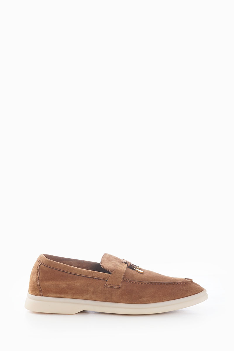 LORO PIANA Summer Charm Walk Loafers in Vicona Suede 0