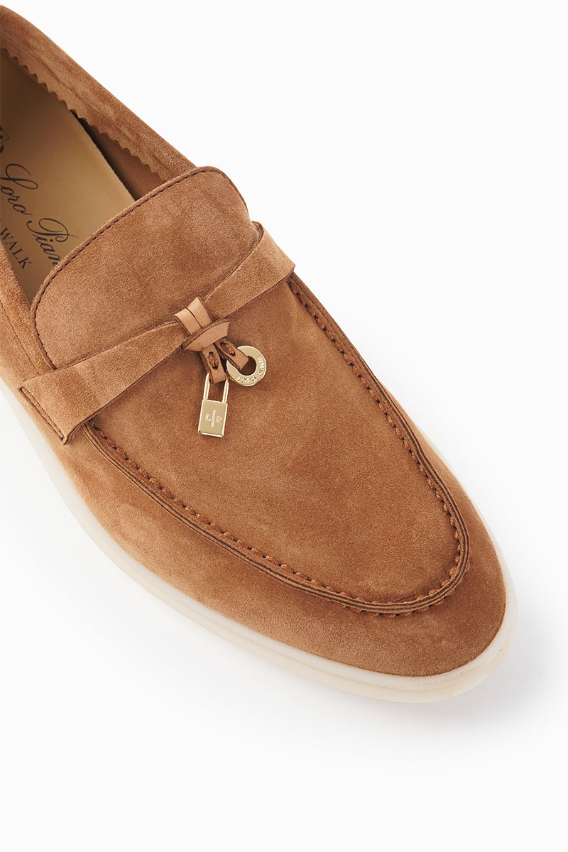 LORO PIANA Summer Charm Walk Loafers in Vicona Suede 3
