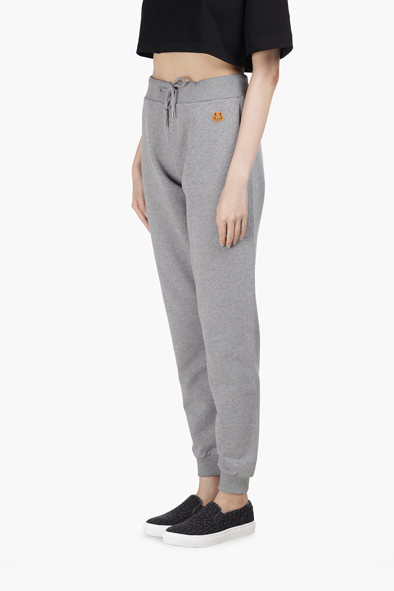 KENZO Women Tiger Crest Joggers in Dove Grey 2