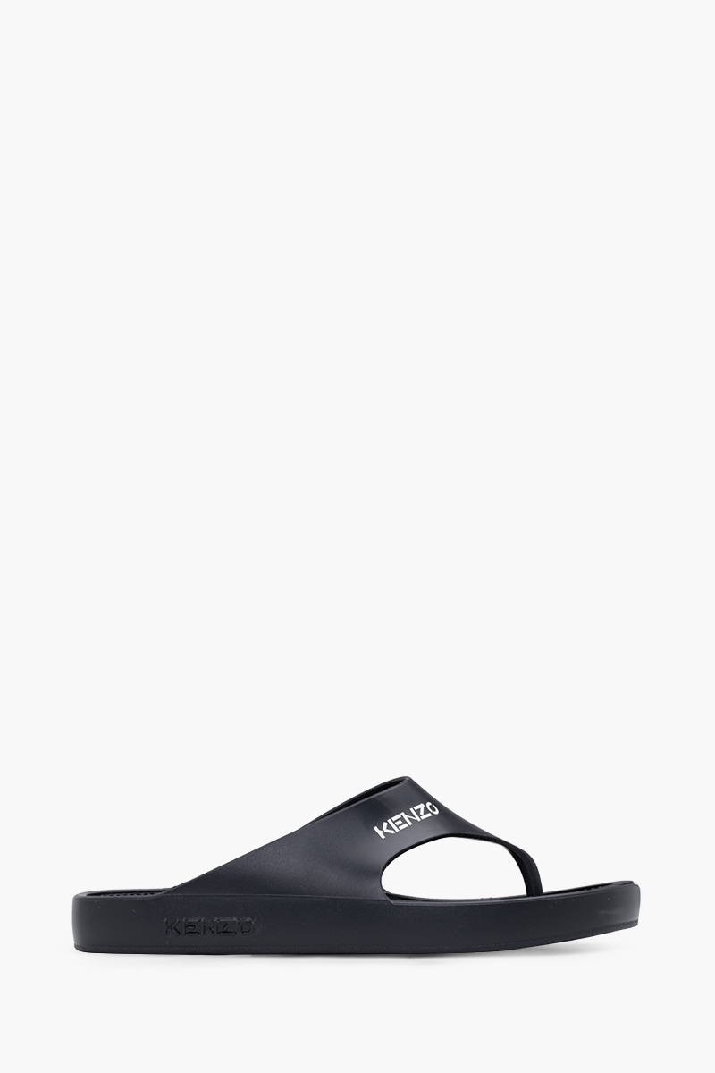 KENZO Women K-Beach Thong Sandals in Black 0