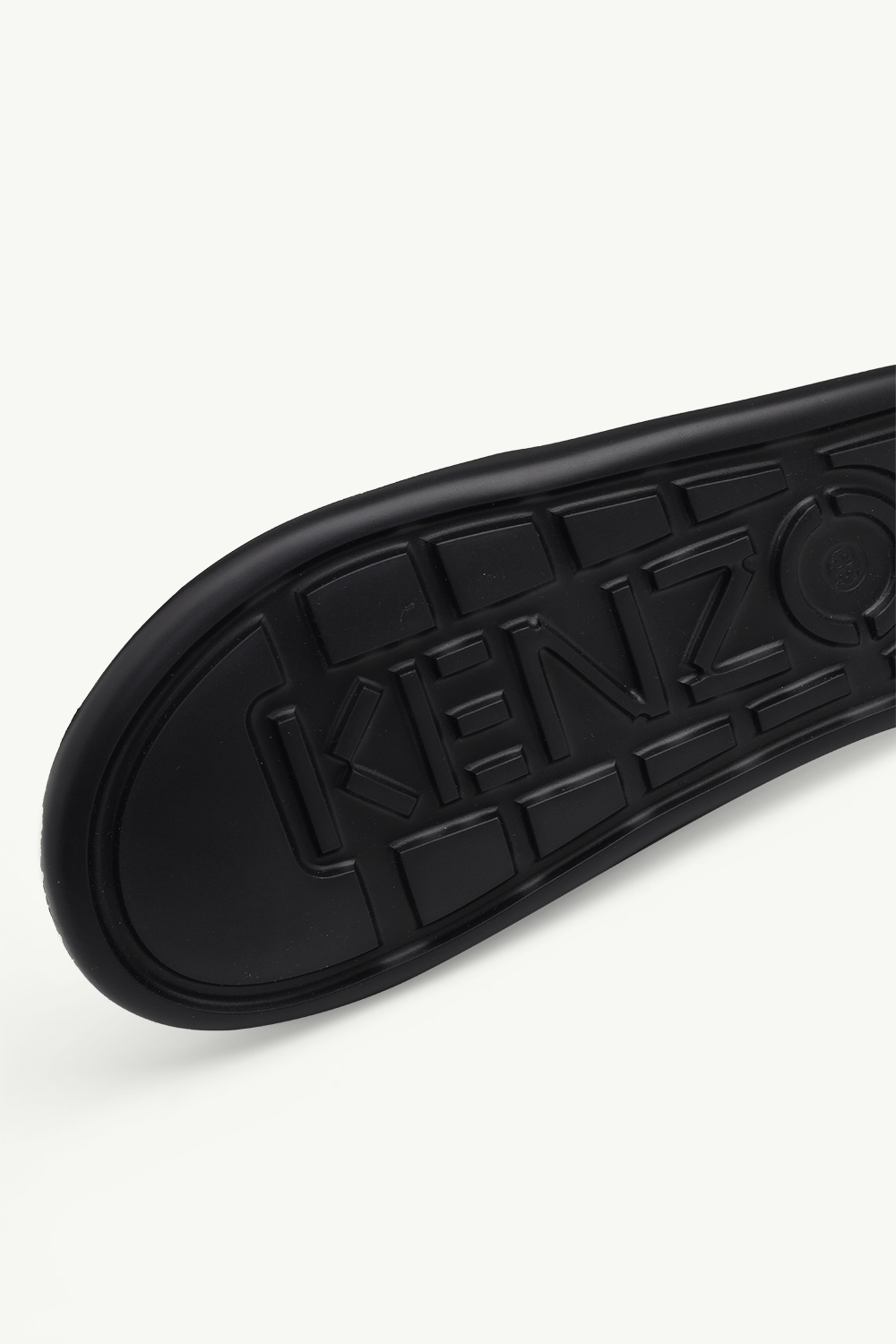 KENZO Women Tiger Pool Slides in Black/Soft Pink 4