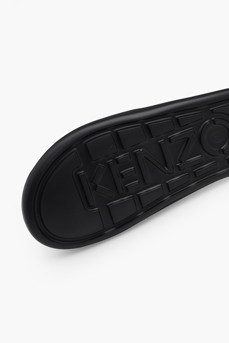 KENZO Women Tiger Pool Slides in Black/Sand 4