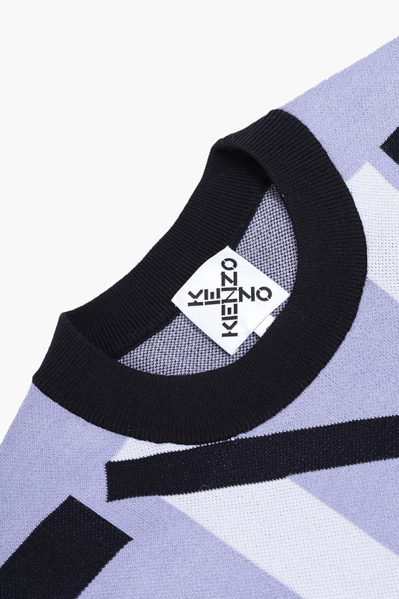 KENZO Dress Women Monogram All Over Logo in Lavender 3