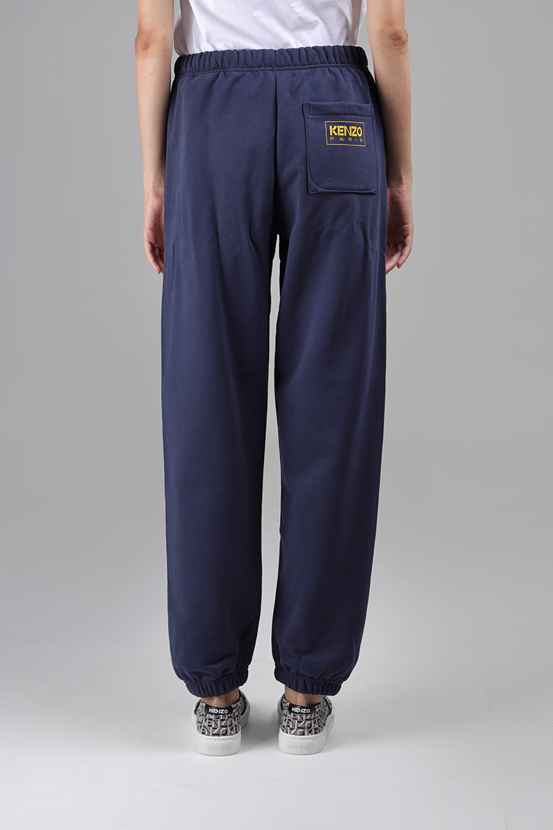 KENZO Women Kenzo Paris Loose Fit Jogging Bottoms in Midnight Blue 1