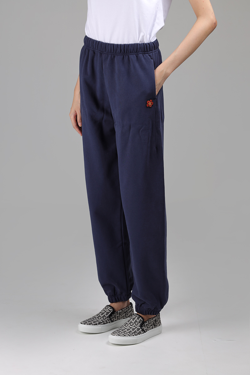 KENZO Women Kenzo Paris Loose Fit Jogging Bottoms in Midnight Blue 2