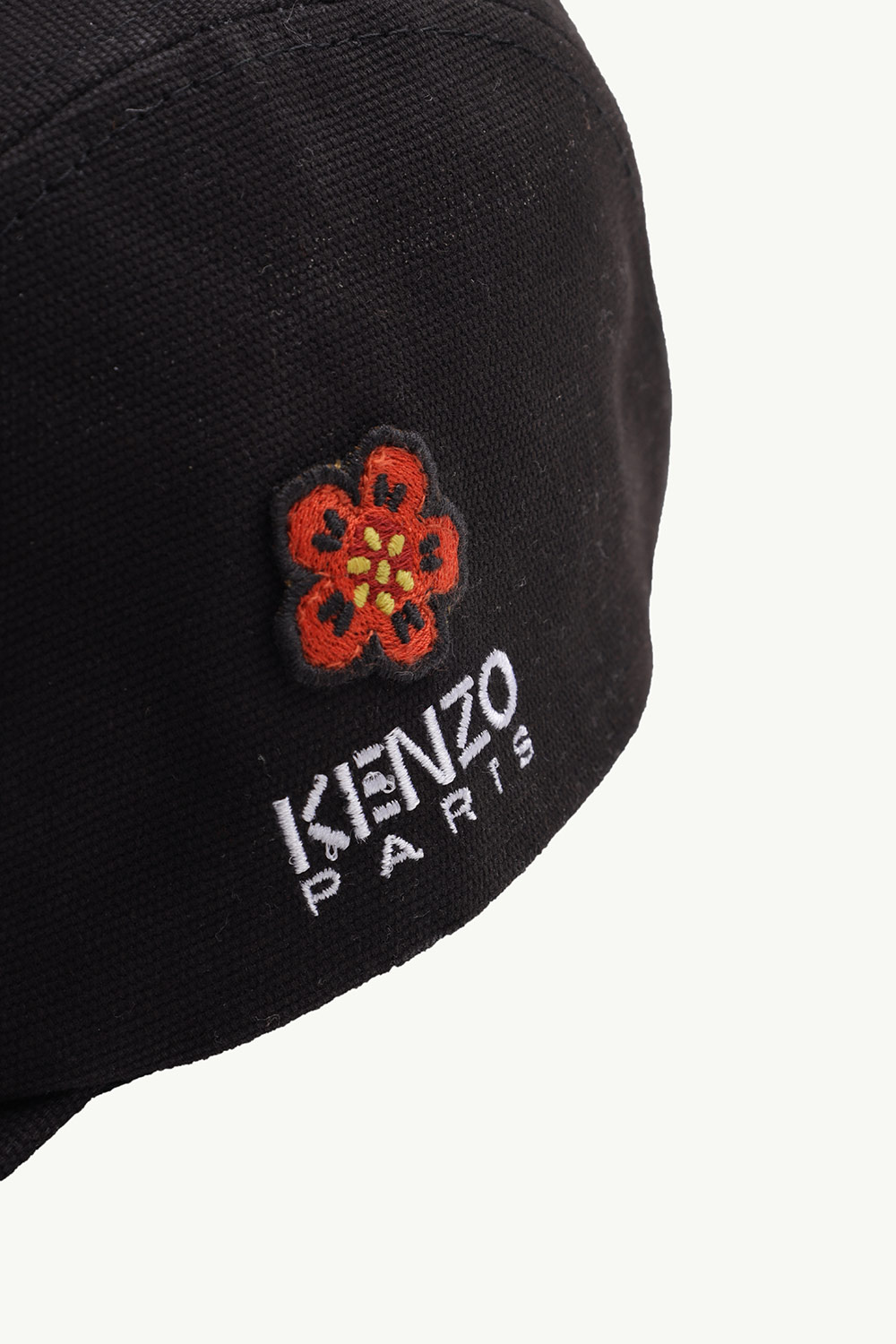 KENZO Boke Flower Crest Baseball Cap in Black 3