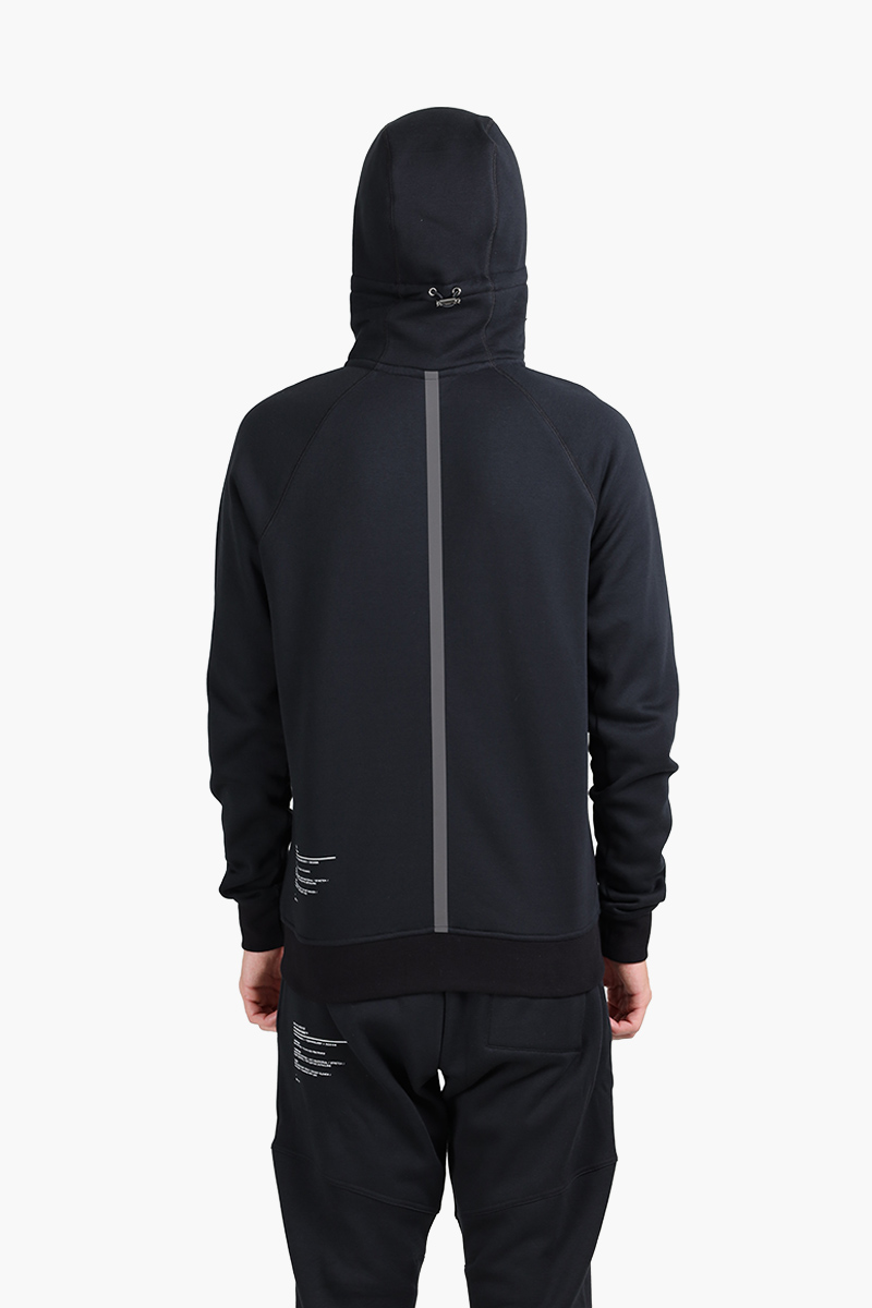 SIKI Gym Zipper Jacket in Black with Hoodie 1
