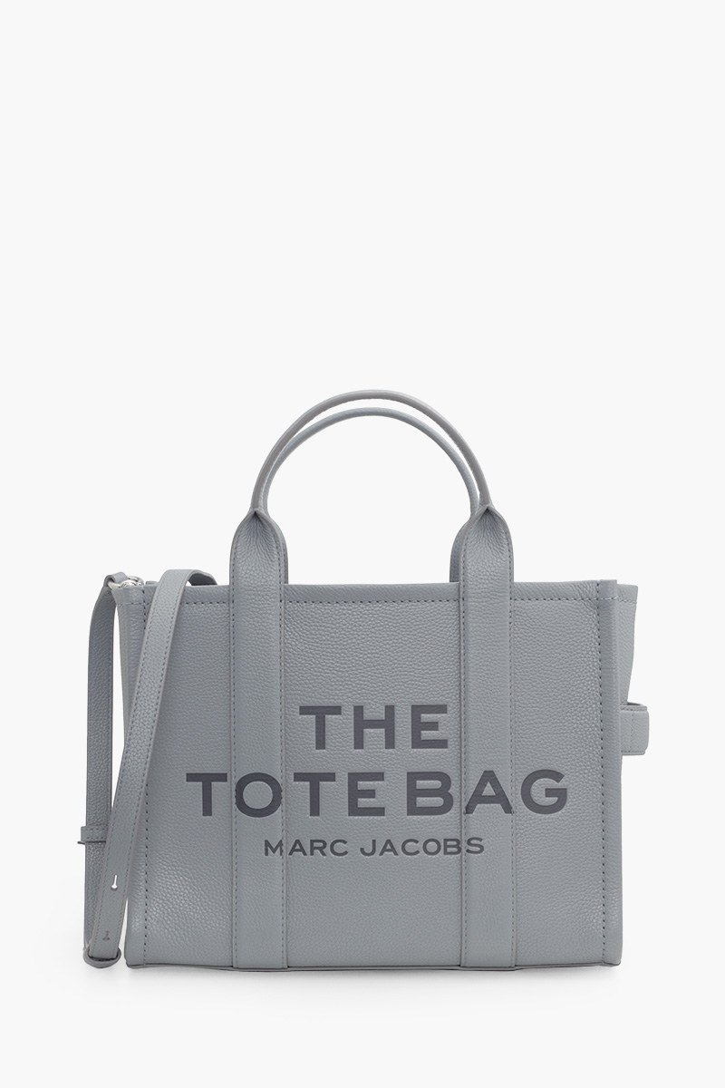 MARC JACOBS Small The Leather Tote Bag in Wolf Grey 0