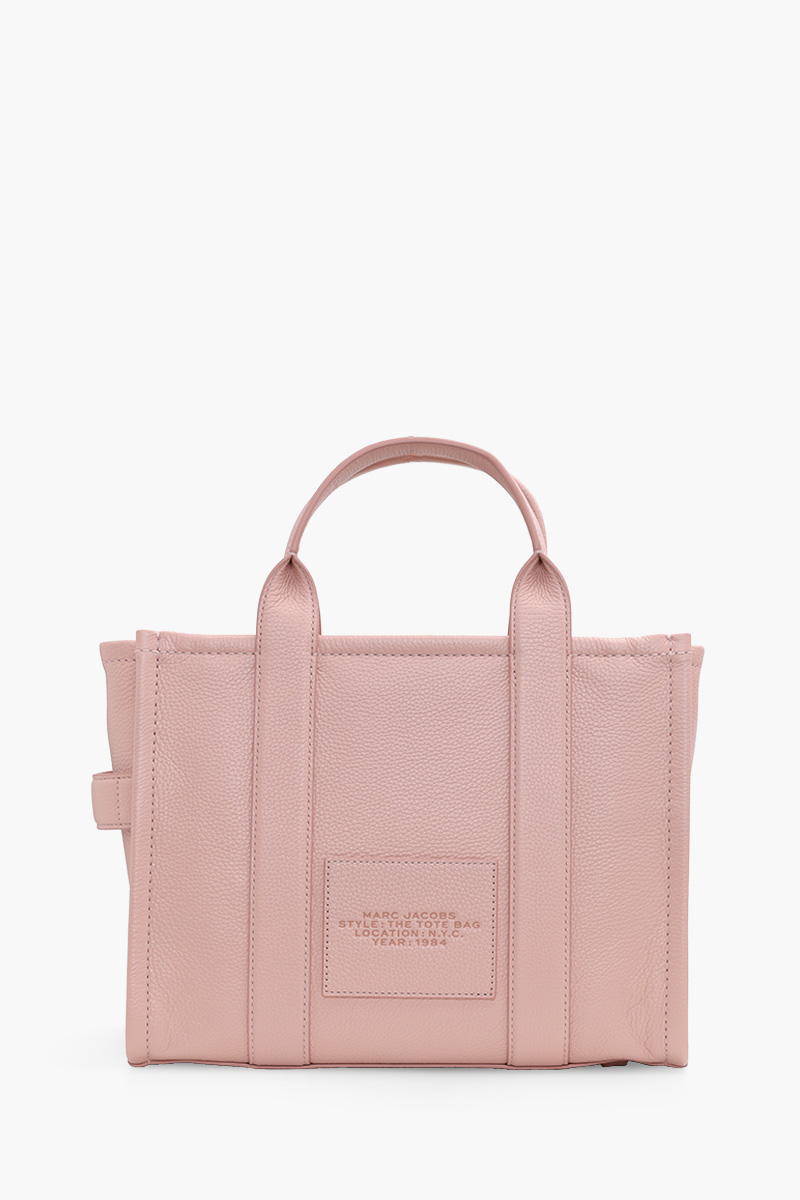 MARC JACOBS Small The Leather Tote Bag in Rose 1