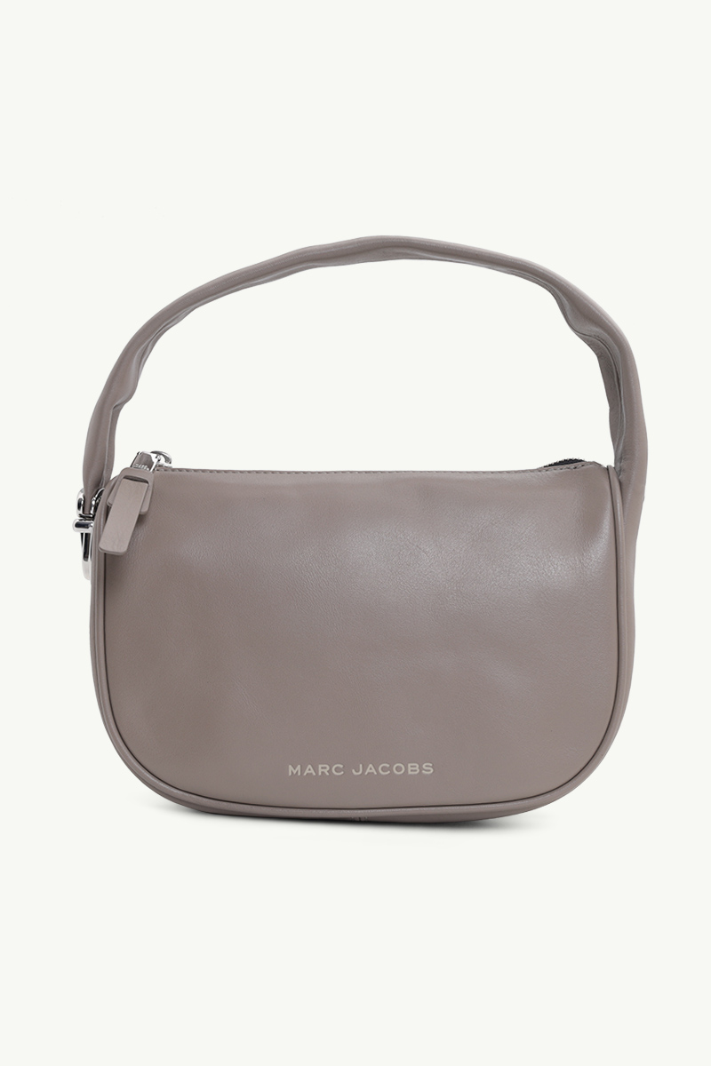 MARC JACOBS Mini The Pushlock Hobo Bag in Cement Leather 0