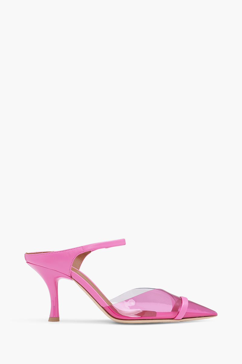 MALONE SOULIERS Iona Mules PVC 70mm in Fuchsia/Fuchsia 0