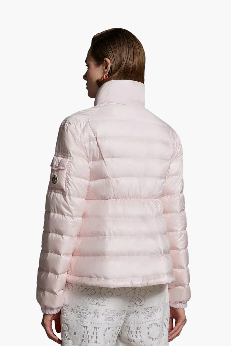 MONCLER Women Aminia Short Down Jacket in Pink 2