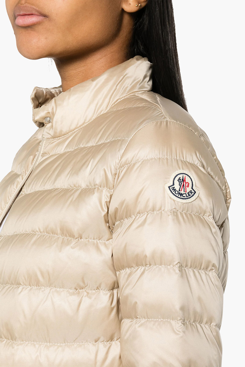 MONCLER Women Lans Short Down Jacket in Beige 3