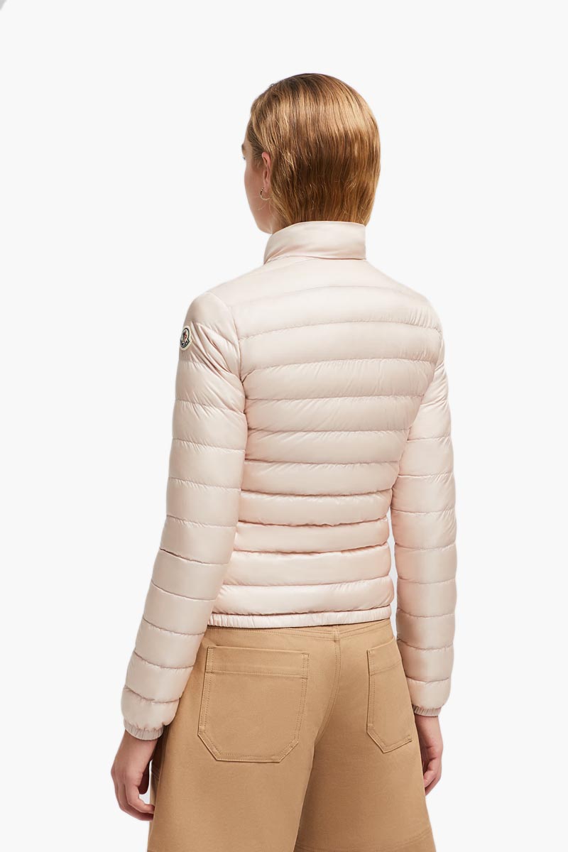 MONCLER Women Lans Short Down Jacket in Light Pink 2