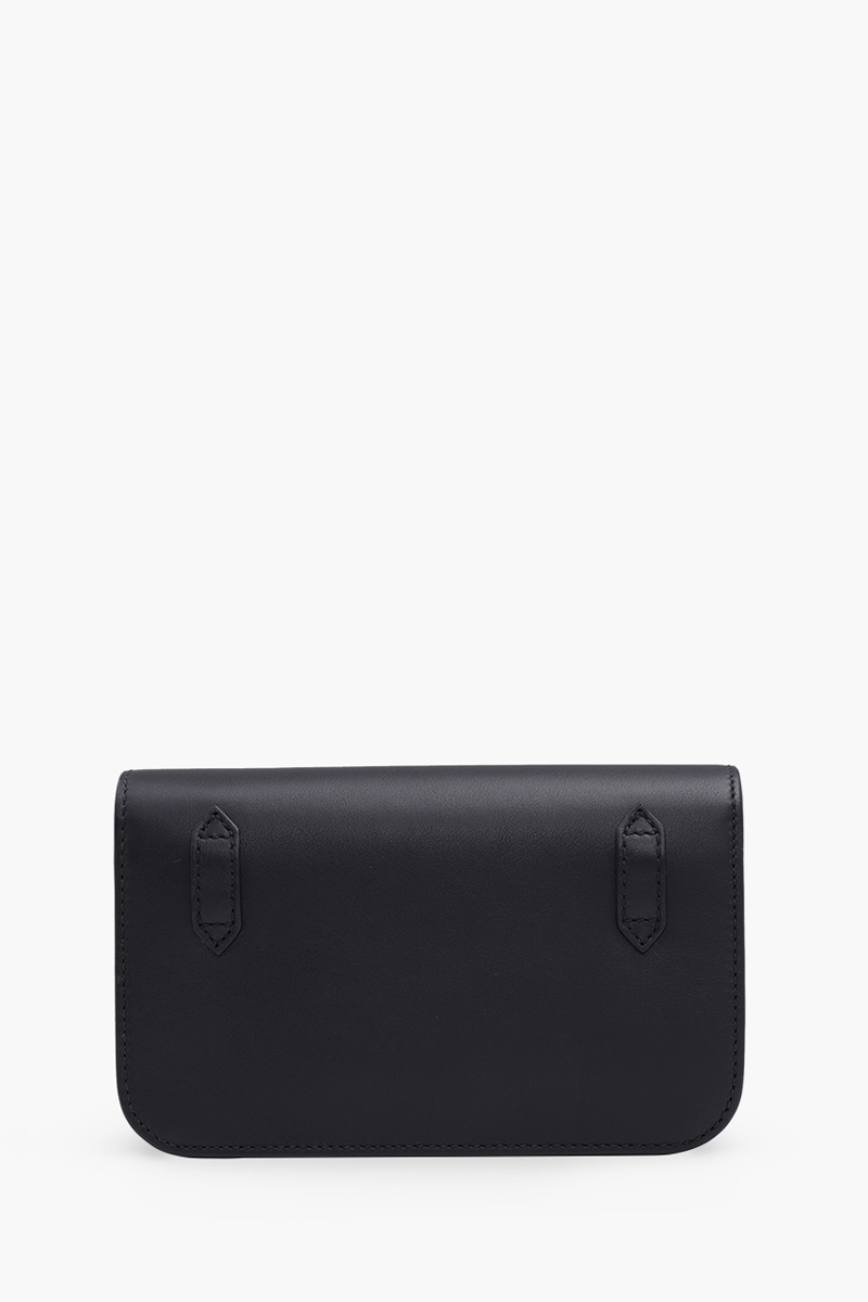 BALLY Janelle S Mini Belt Bag in Black Leather 1