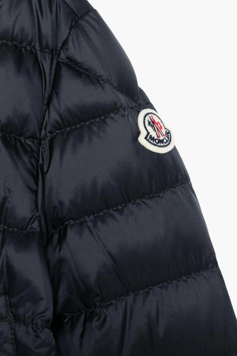 MONCLER Children Acorus Packable Down Jacket in Midnight Blue Recycled Longue Saison 2