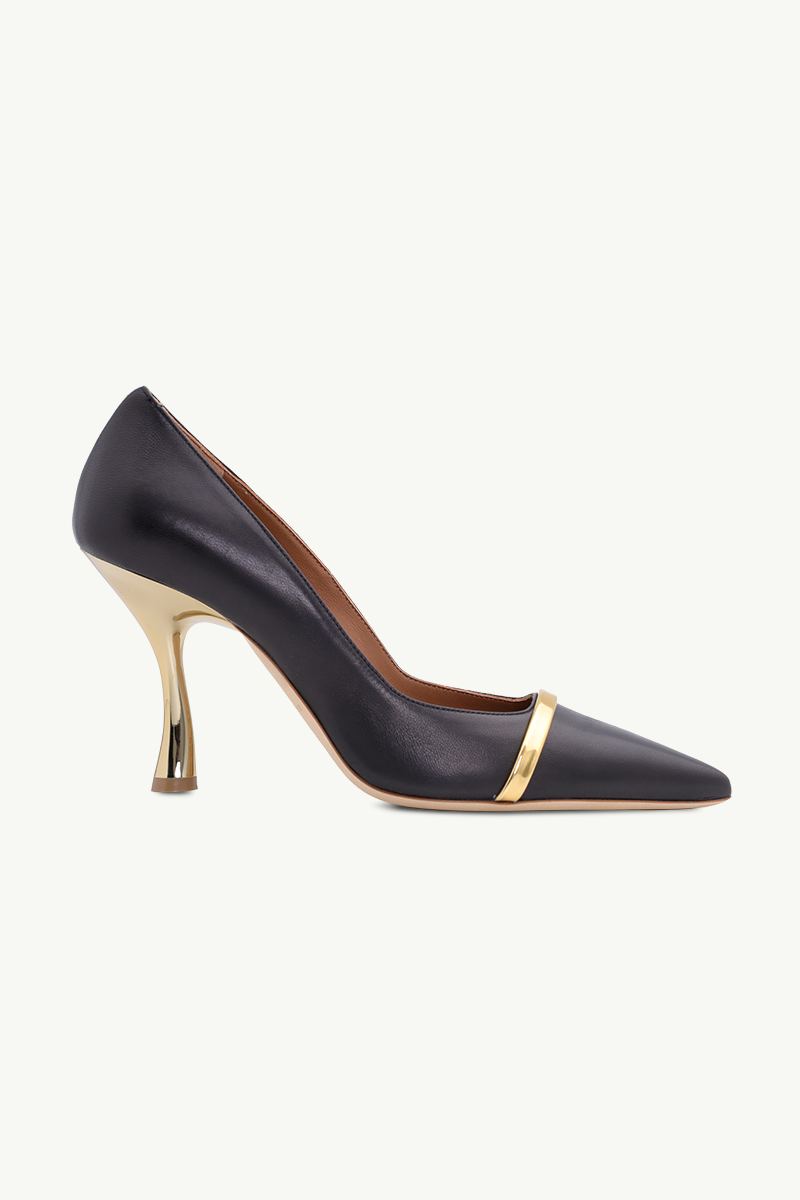 MALONE SOULIERS Karlie Pumps 90mm in Black/Gold 0