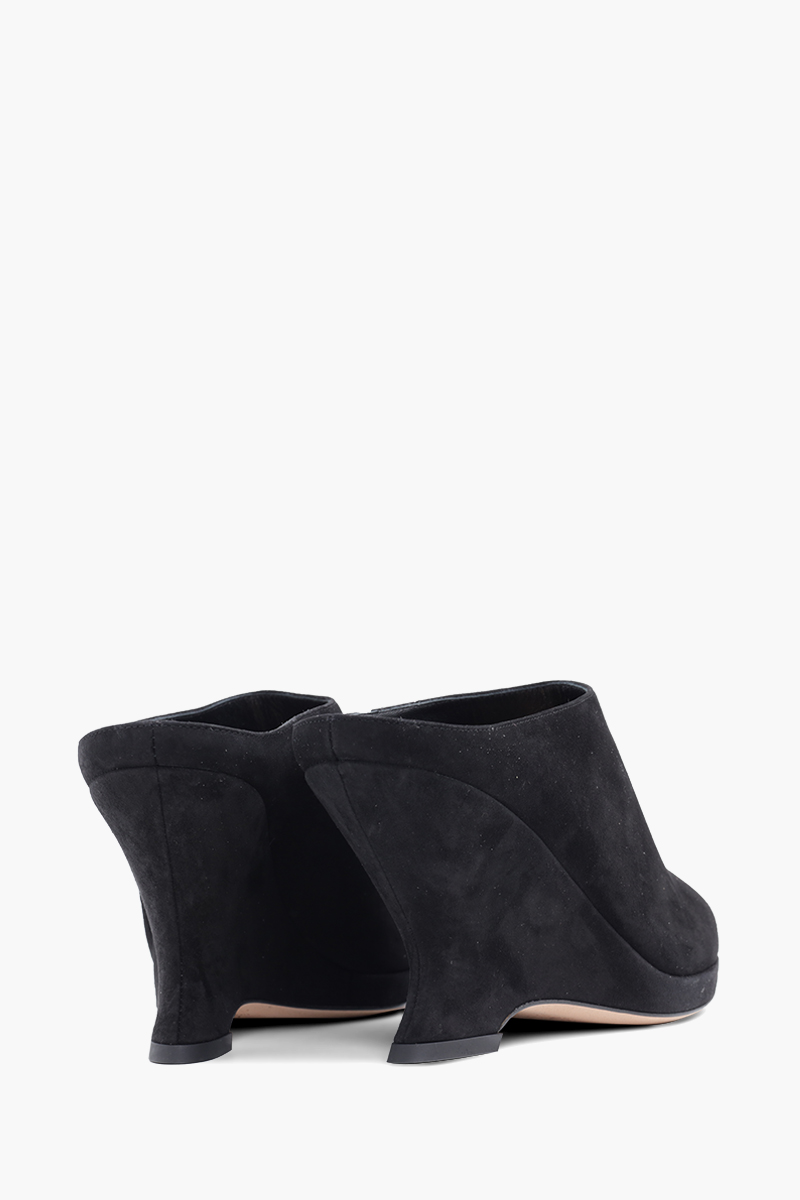CHRISTIAN DIOR Absolu Open Toe Sandals 90mm in Black Suede 2