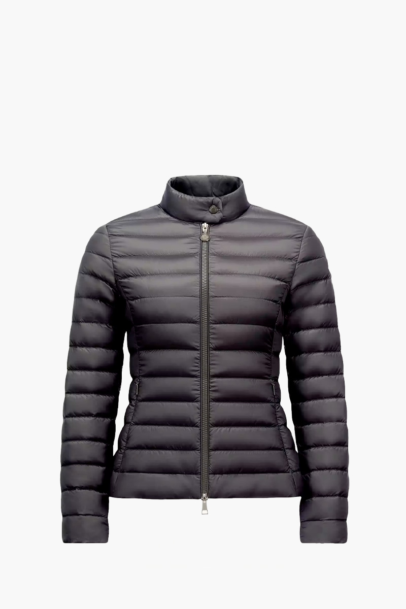 MONCLER Women Igelle Short Down Jacket in Black Nylon 0