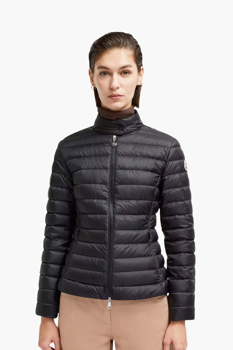 MONCLER Women Igelle Short Down Jacket in Black Nylon 1